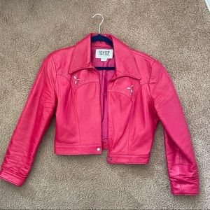 80s Vintage Leather Jacket